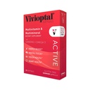 Vivioptal Active, 30 Softgels, Ginseng & Omega 3, Multivitamin & Multimineral, Gluten Free, nemška formula