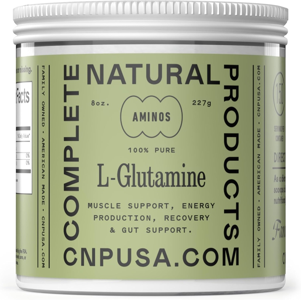 Čisti L-glutamin v prahu dodatek - 8oz (227g) Naravni Veganski razsutem stanju L Glutamin za Keto, Gut Health, Probiotic, IBS podpora