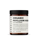 Erbologija Organski Psyllium Husk Powder 3.2 oz - 45 Servisi - spodbuja prebavno zdravje in regularna Bowel gibanja - Trajno pridobljene naravnost iz kmetije v Indiji - Mala serija - Vegan - GSO brez
