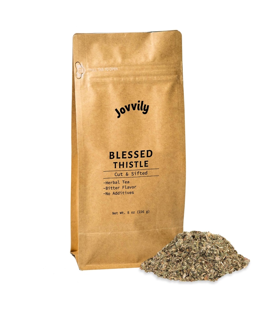 Jovvily blaženo ohrovt Herb, 8 oz, zeliščni čaj, rezano in odrezano