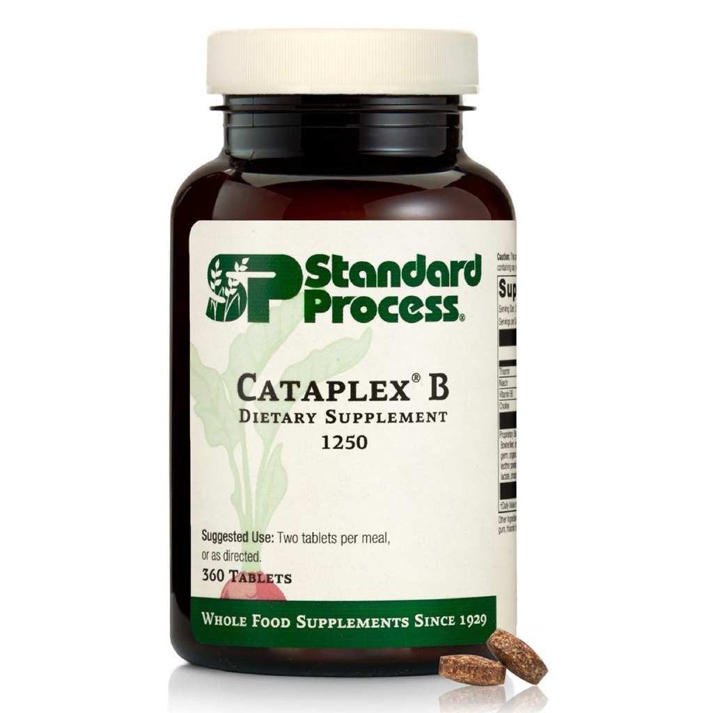 Standardni proces Katapleks B - celotna formula živil z niacinom, vitaminom B6, tiaminom in inozitolom za zdravje srca, presnovo in vzdrževanje holesterola - 360 tablet