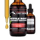 Lost Empire Zelišča Izvleček korenin koprive Spagyric Tinkture (2 fl oz) - Wild žetev iz dodatka za moške, urinarne funkcije, BPH, izpadanje las - 3. stranka laboratorij Tested