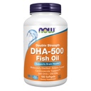 NOW Foods Supplements, DHA-500 z 250 EPA, molekulsko destilirana, Podpira zdravje možganov*, 180 Softgels