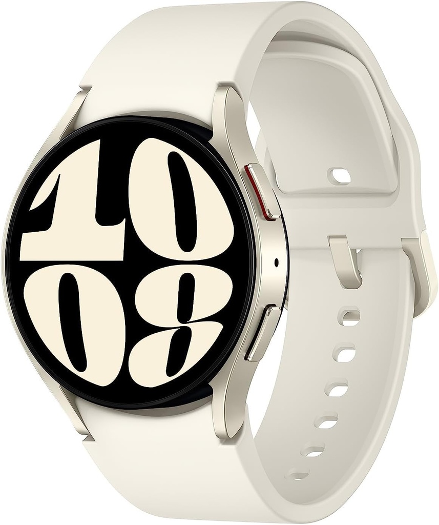 SAMSUNG Galaxy Watch 6 40mm Bluetooth Smartwatch, Fitness Tracker, Personalizirane HR cone, Napredno treniranje spanja, Heart Monitor, BIA Senzor za zdravje Wellness Insights, Big Screen, US Version, Gold