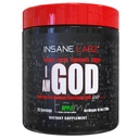Insane Labz Sem Bog Pred vadbo, High Stim Pre Workout Powder naložen s kreatin in DMAE Bitartrate, ki jih AMPiberry, Energy Focus vzdržljivost rast mišic,25 Srvgs, Apple