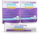 Cicatricure Triple Antibiotic Mazilo z lajšanjem bolečine, Bacitracin Antibiotic Mazilo in krema za nego ran, Zdravljenje mazilo za reze, opekline, Insect ugrizi, Prva pomoč potrebščine bistvenega pomena, 1 oz