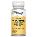 SOLARAY Vitamin E 400 i.e. (268mg), suha oblika z mešanimi tokoferoli Vitamin E - antioksidant dodatek, PMS in menopavza podpora - 60-dnevno jamstvo, laboratorij preverjen - 50 Serving, 50 kapsul