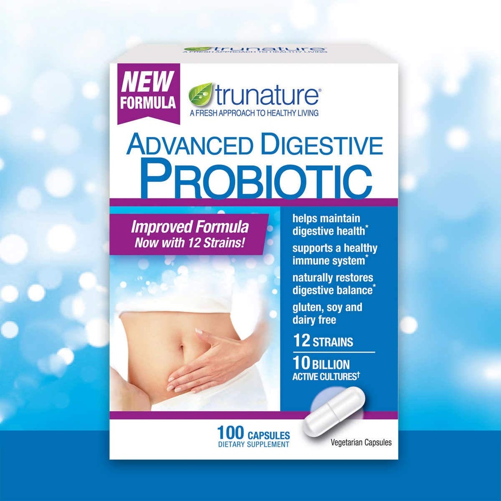 TruNature Prebavne probiotične kapsule, 100