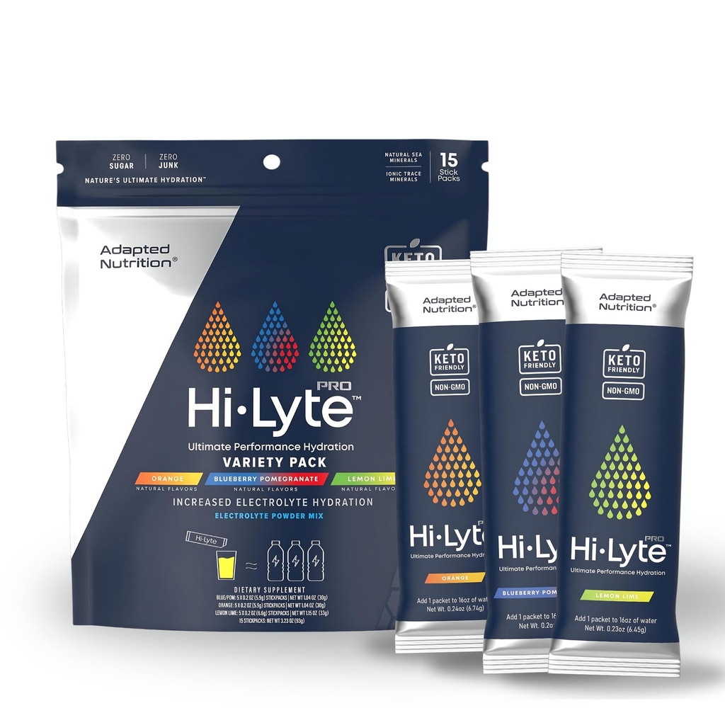 Prilagojena prehrana Hi-Lyte Pro Hydration Packets - 15 Individualni paket za pijačo 