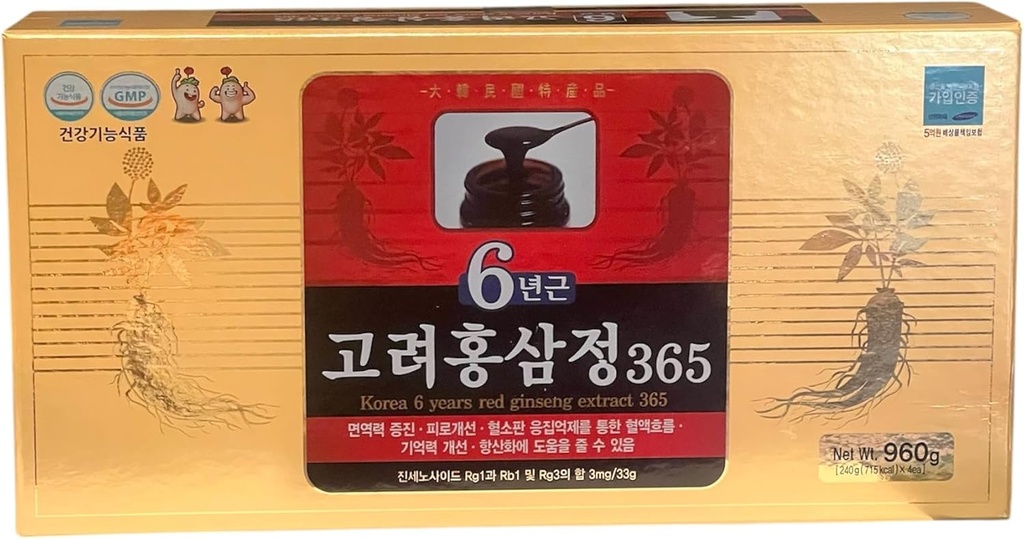 Posodobi izvleček ginsenga (polni komplet škatle, RED ginseng 365)