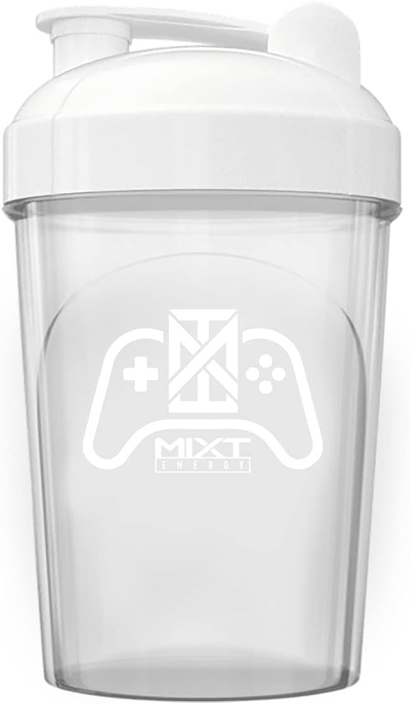 MIXT Energy Shaker Steklenica, 16 oz. Shaker steklenica, BPA Free & Lid Mešalna tehnologija (16 oz, upravljalnik iger)