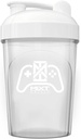 MIXT Energy Shaker Steklenica, 16 oz. Shaker steklenica, BPA Free & Lid Mešalna tehnologija (16 oz, upravljalnik iger)