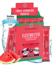 KLJUČNI HRANILCI Elektrolitski paketi v prahu - osvežitev lubenice 20 Pack Hydration Pack - potovalna hidracija v prahu - Brez sladkorja, brez kalorij, Gluten brezplačno - Izdelano v ZDA