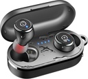 TZO T10 brezžična ušesa Bluetooth 5.3 Slušalke, App Prilagodite EQ, Ergonomsko oblikovanje, 55H Playtime, Wireless Charging Case, IPX8 Waterproof Sound in-Ear slušalke, 2025 Nova različica