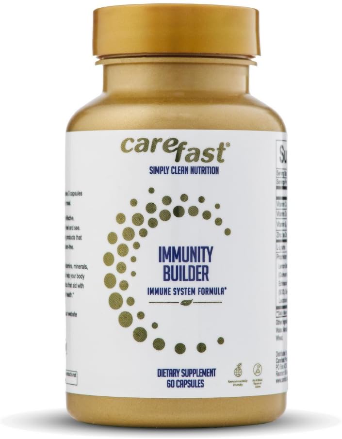 Imunity Builder Supplements - 60 naravnih veganskih kapsul - vitamini C, B6, D, Elderberry Extract & cink - Imunski sistem podpora Booster za moške, ženske, starejše