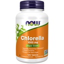 NOW Food Supplements, Klorella 1000 mg z naravno prisotnim klorofilom, beta karotenom, mešanimi karotenoidi, vitaminom C, železom in beljakovinami, 120 tablet