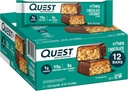 Quest Nutrition Crispy Chocolate Coconut Hero Protein Bar, 15g beljakovine, 1g sladkor, 3g neto ogljikove hidrate, prigrizek brez glutena, Keto prijazno, 12 Count