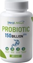 Organski probiotiki in prebiotiki,150 milijard CFU 34 sevi, prebavni encimi, za moške in ženske, 60 veganskih kapsul za Gut Health & Digestive Support, Non-GMO, Gluten Free