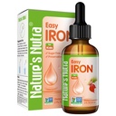 Nutra Easy Iron, Premium Liquid Iron za dojenčke, dojenčke, otroke in otroke, Ferrochel, anemija, hemoglobin, Non-GMO, Kosher, 2 Fl. Oz (60ml)