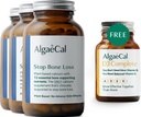 ALGAECAL Vitalnost paket - Free 4-in-1 Vitamin D3 Popoln in rastlinsko-bazen kalcij s 13 kostno-subvencioniranimi minerali, klinično dokazano ustaviti izgubo kosti, Imunsko in celotno telo Wellness