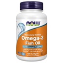 Zdaj dopolnila, Omega-3 180 EPA / 120 DHA, Molekulsko destilirana, Kardiovaskularna podpora, 100 Softgels