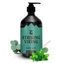 Brisajoča Viking Beard Wash (17 oz) z naravnim peppermint & Eucalyptus Scent - Paraben & Sulfate-free globoko čiščenje šampon za nego brada