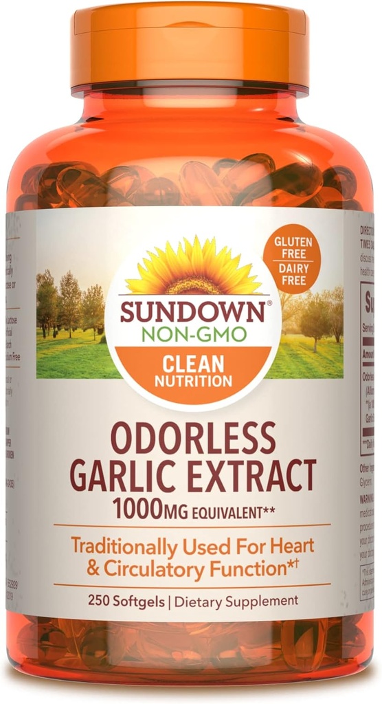 Sundown česen dodatek, 250 Softgels