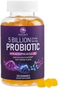 Probiotic Gummies 5 milijard CFU - Dnevni probiotični Gummy dodatek za ženske, moške in najstnike - Naravno prebavno zdravje, “Dobro” Gut & Imuno podpora s 6 Pro Biotic sevi - Orange Flavor - 120 Count