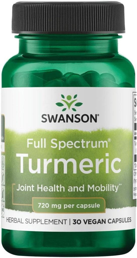 Swanson Turmeric 720 Milligrams 30 kapsul