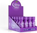 Spanje, ki ga Alfa vitamini - vsebuje 10 MG melatonina, vitamin B6, L-teanin za zdravo spanje in nočni čas rutina- 2.5oz Shot steklenica - 20 Pack