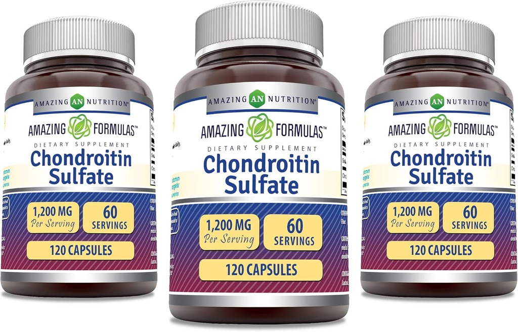 Neverjetne formule Chondroitin Sulfate 1200 mg na servo dodatek 