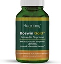 Harmonija Nutraceuticals Boswin Gold Liposomal - Najvišja moč največje bioaktivnosti Dr. Gummanova klinična stopnja Sinergizirana s kurkuma in triperina