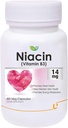 Generična VEDA Nutraceuticals 14 mg Vitamin B3 z Inositol 50 mg dodatki - 60 Veg kapsule