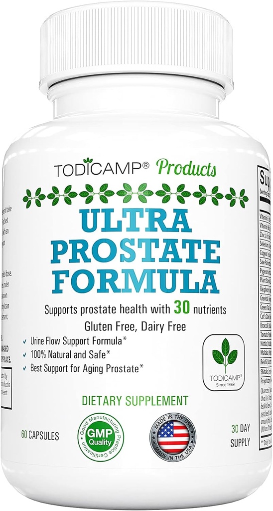 Podpora prostate dodatek Formula z žago Palmetto Extract in Bladder Control Complex - 30 Day Supply