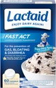 Laktaid Fast Act Laktoza Intoleranca Žvečilni žvečilni izdelki z encimi laktaze, Vanilla, 60 Število