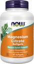 NOW Foods Supplements, Magnezijev citrat, z Glycinate & Malate, Podpora živčnega sistema*, 90 Softgels
