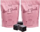 Beete Root Gummies z okusom češnje, Beet Chewables z dodanim ekstraktom grozdnih semen - naravne barve in arome - Beetroot Chews for Workout, Health and Wellness Gummies (120ct)