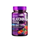 Zgradila narava Melatonin 10mg Žvečilni bonboni – Max Strength Melatonin - hitro raztapljanje žvečilke za odrasle – Doplačilo brez zdravil za pomoč pri spanju - Vegan, Non-GMO, Gluten-free – Berry Flavor - 120 Žvečljive tablete