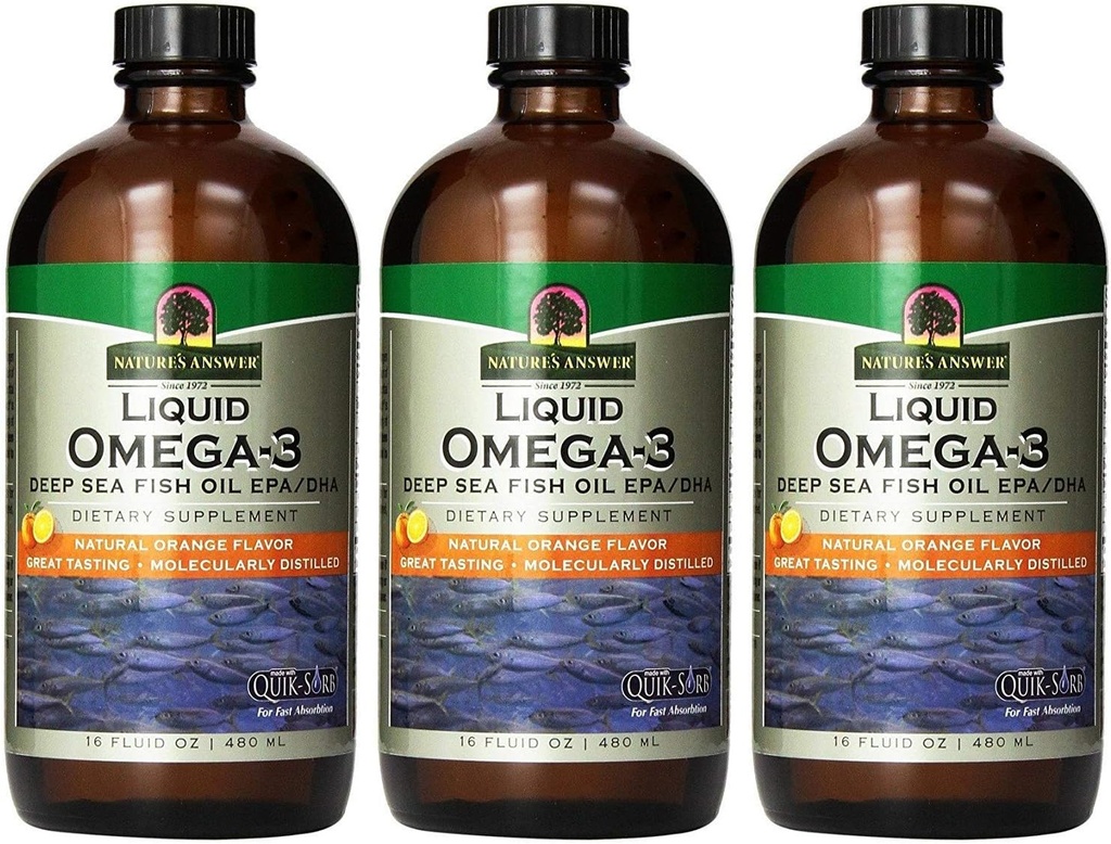 (3 PAKIRANJE) - Narava Odgovor - Omega 3 Tekoča 