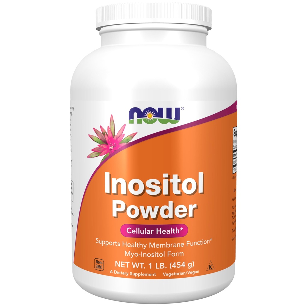 NOW Foods Supplements, Inositol Powder, nevrotransmiter Signalizacija*, Celularno zdravje*, 1-pound