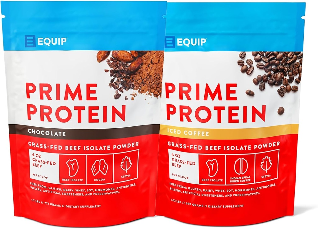 Equip živila Prime Protein Powder Čokolada & Prime Protein Powder Ledena kava