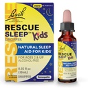 Bach RESCUE SLEEP KIDS Dropper 10mL, naravni spanje in stres pomoč za pomoč, homeopatski cvet Essence, brez melatonin, sladkor & Gluten, Kid-prijateljski, nealkoholna formula