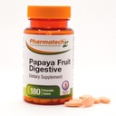 Papaya sadne prebavne, Izboljšati prebavo, Okusni okus, Enzyme dodatek, za napenjanje in zaprtje, Relief plina, 180 Žvečljive tablete