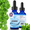 Absonutrix Apigenin 75 mg na serviranje, 4 Fl Oz steklenica, 200 Močne servingi, Izdelano v ZDA, Hitra absorpcija, Kakovost Močne sestavine, Ne-GMO, GMP Certified Facility, Cruelty-free izdelki