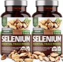 2-Pack N1N Premium Pure selen [Max Absorpcija, 200MCG] za podporo Imuniteta, srce in prostate zdravje, 360 Veg Caps