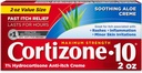 Kortizon 10 Največja moč krema proti srbenju z milo Aloe, 1% hidrokortizon Creme, 2 oz. (stara embalaža)