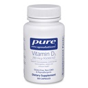 Čiste enkapsulacije Vitamin D3 250 μg (10. 000 i. e.) – dodatek k podpori kosti, sklepov, dojk, srca, kolonije in imunskega zdravja - s Premium vitaminom D - 120 kapsul