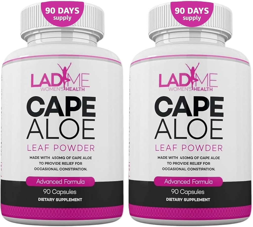 Čisti rt Aloe Zeliščni odvajalo za zaprtje Relief Healthy Bowel Gibanje Naravni Colon Cleanse & Detox Prehranska dopolnila za ženske, ki jih Ladyme 180 Kapsula