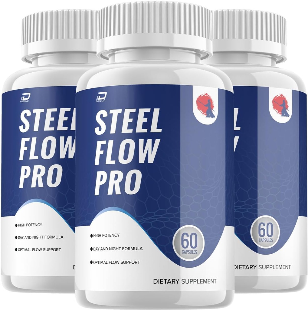 Jekleni tok Pro dodatek za moške – SteelFlowPro Advanced tablete za energijo, SteelFlow Pro dodatki še vedno Flow Pro za moške zdravstvene dodatek, Mnenja (3 paket - 180 kapsul)