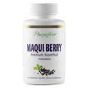 Paradise Herbs, Organski Maqui Berry Extract, 400 mg, Svež, zmrznjen koncentrat za superior Potence, Non-GMO, Vegan, 60 kapsul